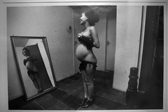 Vivian Moos Signed 11×14 b/w gelatin silver photo of a Pregnant Woman in Brazil
