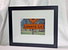 Contemporary Photography Signed Framed Color Photo ‘Lovers Ln’ Vaughn