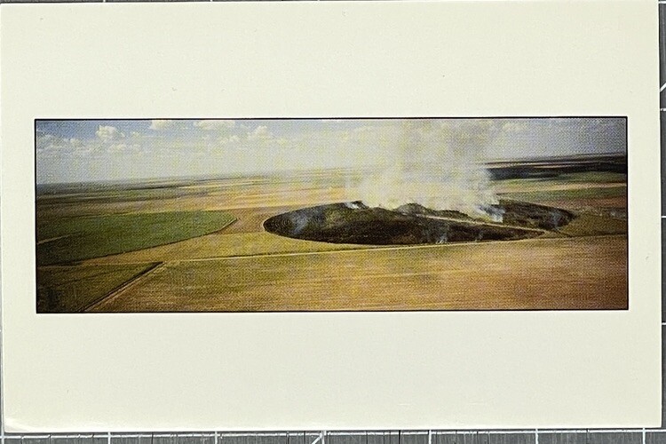 Margot Balboni Art Show Announcement Card 1991 Managed Lands Aerial Photographs