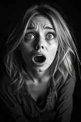 5 ~ 4X6 Glossy WOMEN Fine Art ‘SHOCKED ‘ Photo FANTASY Set ! 2013590118