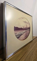 VTG Bo Svenson Signed Golden Gate Bridge Photograph Matted Framed Photo 1977