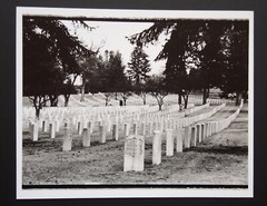 Fine Art Darkroom Print from “Cemetery -14 Unknown Soldiers” Santa Fe, NM