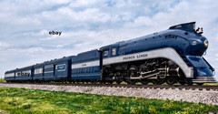 Photo Art Print of the Frisco’s Firefly led by Streamlined 4-6-2 No 1026 in 1939