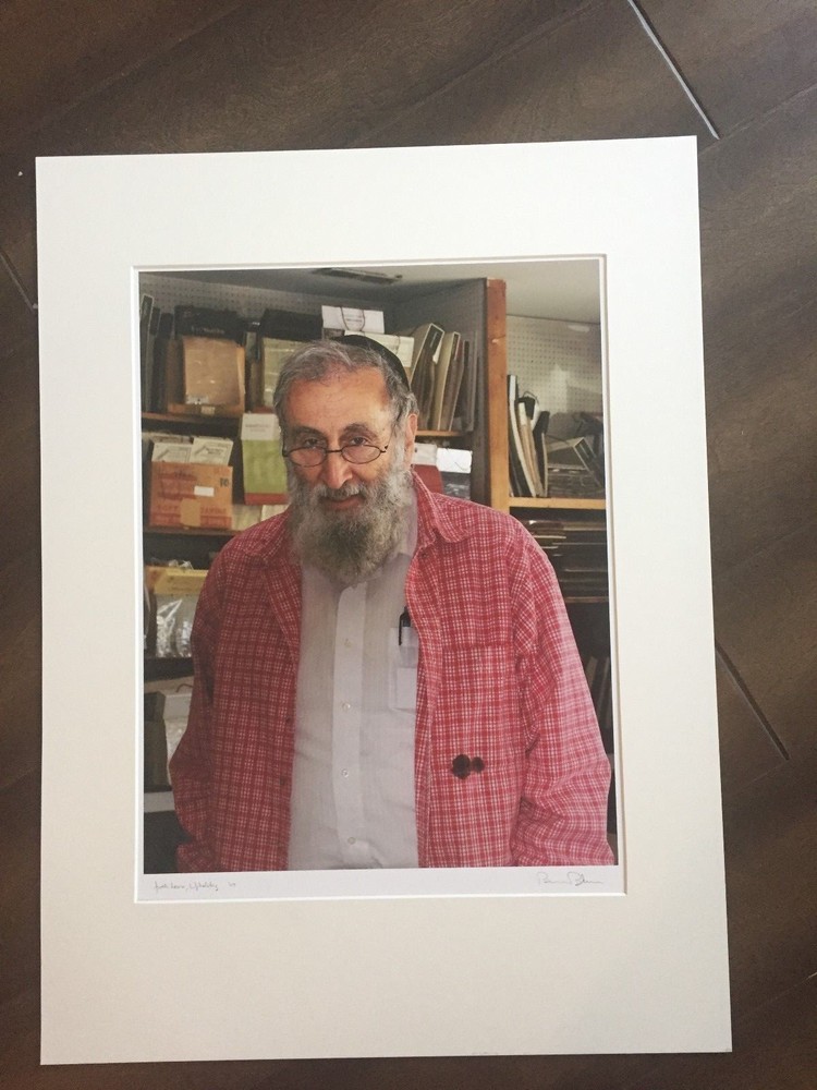 BRUCE BLUM SIGNED COLOR Photo Print (18″X 24″)-“Josh Levin, Upholstry “
