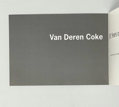Van Deren Coke (1921-2004) Art Announcement Card – 50 Years of Photography 1997