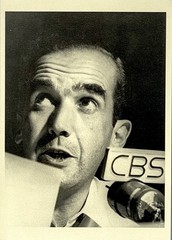 Edward R. Murrow Art Photo Print Card Photo 4.25”x6” Radio TV Journalist