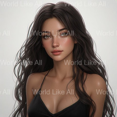 100 PCS 4K AI Generated Glamour Model Images Bundle | Exclusive Digital Download