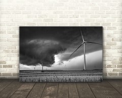 Black and white tornado photography wall art hanging storm photo nature photo
