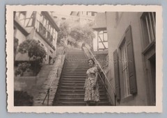 Beilstein on the Moselle 1959 – Church Stairs – Old Photo 1950s