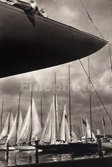 1936 Vintage OLYMPICS Germany SAILING Yacht Boat Photo Art ~ Dr PAUL WOLFF 11X14