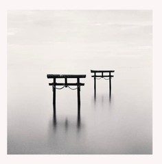 Magnum Square Print by Michael Kenna: Ōuo Shrine, Kyushu, Japan (Signed)