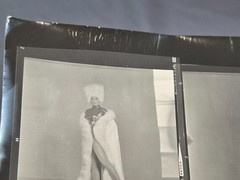 NEWLY FOUND! Hendrickson PHOTO Contact Sheet Proof JULIET PROWSE POSING FUR HAT
