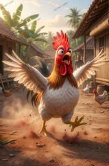 Digital Image Picture Photo Wallpaper Background Desktop Rooster AI Art Products