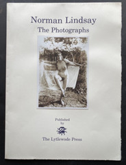 2000 1st SIGNED, THE PHOTOGRAPHS PROSPECTUS Norman Lindsay w 2 ORIGINAL PHOTOS