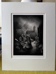Original Black/White Photograph Titled “Monastery” By Barry Thomas Hendrickson