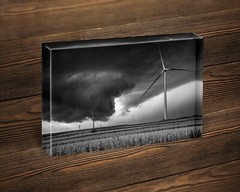 Black and white tornado photography wall art hanging storm photo nature photo
