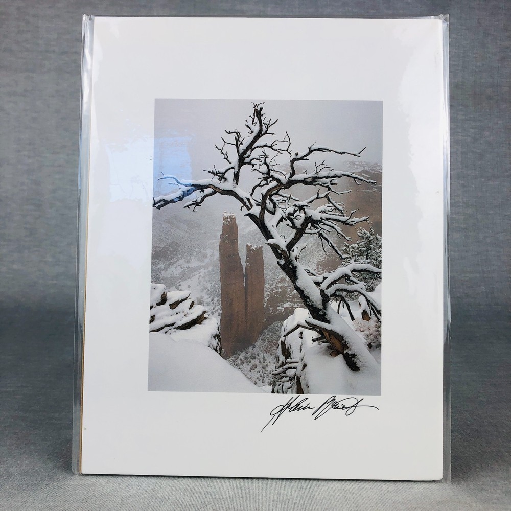 Art Photography Canyon de Chelly JANUARY SNOWSTORM Spider Rock Alain Briot Signd