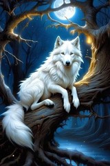 Image Digital Picture Photo Wallpaper Snow Wolf Landscape Full HD