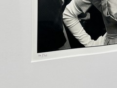 Frank Horvat “Monique Dutto Metro exit Paris JDF Soir 1959” Signed Photograph