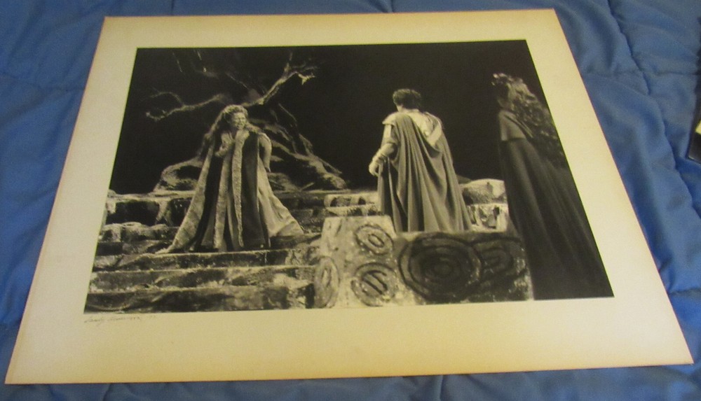 1977 Sandy Underwood photograph; Theatrical Performance, 20″ x 24″, Cincinnati