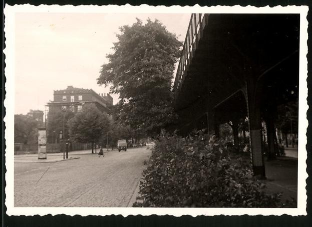 Photograph Berlin, elevated railway line on Skalitzer Strasse 1959