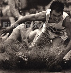 1936 Vintage OLYMPICS Long Jump ARTHUR BAUMLE Germany PAUL WOLFF Photo Art 11×14