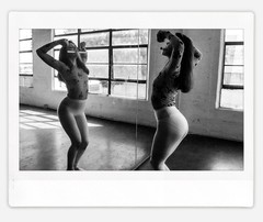 Art model Maya Instax Wide Instant Film Print