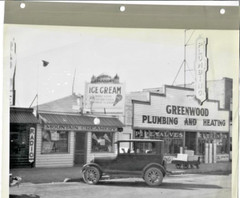 Vintage Photo Greenwood Plumbing Mountain Creamery Ice Cream Radio Ad Signs Car