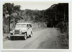 Africa Landscape Portrait Auto Route – Photo Antique An. 1950