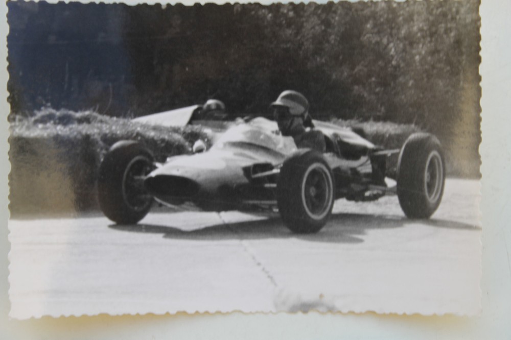 26614 Photo Unknown Race Car Driver Around 1962 Diver Sport Racing Car