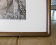 Photography Art Print of Arizona Desert Landscape in Black and White with Frame