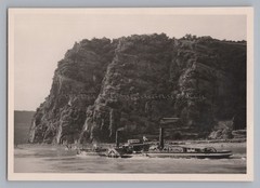 Sankt Goarshausen Loreley 1954 side wheel steamer Franz Haniel