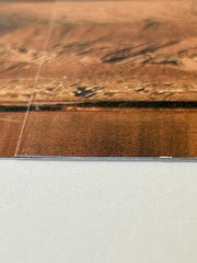 Triptych 3 Panel Photograph Dead Sea Sunset Facing Jordan Signed D Emerson 2006