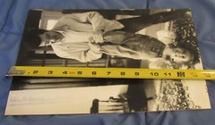 1977 Sandy Underwood photograph; man playing with child, 9 1/2″ x 14″