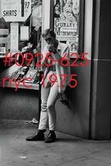 VINTAGE MALE PORTRAIT #0925-625 TIMES SQUARE MEN NYC, 1975 -free shipping in usa