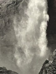Waterfall LANDSCAPE BLACK AND WHITE PHOTOGRAPHY BY ANSEL ADAMS 10” Tall