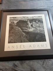 Ansel Adams Lithograph Authorized Edition framed canyon De Chelly Arizona 32×35