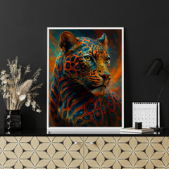 Digital Image Picture Photo Wallpaper Printable Poster Leopard Wall Art Decor AI
