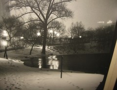 Original PAUL LEWIS ANDERSON ‘Central Park’ Winter NEW YORK CITY Gelatin PHOTO