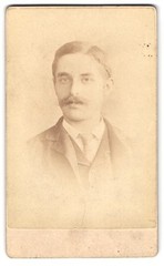Photograph Portrait of a Man with Moustache