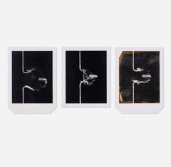 Harold Edgerton; Motion Study of Bullet Cutting Through String (three works)