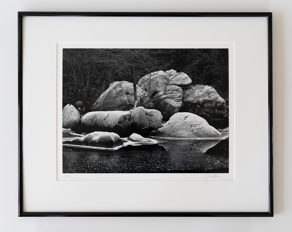 “Frosted Boulder” Original JOHN SEXTON Signed Photograph 11×14/ 16×20 Framed