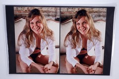 Boris Starosta 3D Stereoview – Zoe 129 – portrait model signed 2004 #195