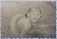 photo girl girl woman 1959 Sieveringer bad Vienna vintage Y25