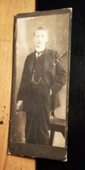 Rudolf… ? as a standing boy with cigarette/CDV Corona Zwickau