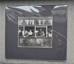 Robert Frank Street Photography Print – New Orleans Trolley Scene – Matted