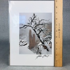 Art Photography Canyon de Chelly JANUARY SNOWSTORM Spider Rock Alain Briot Signd