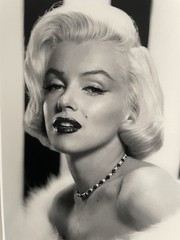Marilyn Monroe Framed Photograph 12×15 Hollywood Fashion Icon Celebrity Wall Art