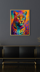 Digital Image Picture Photo Wallpaper Printable Poster Leopard Wall Art Decor