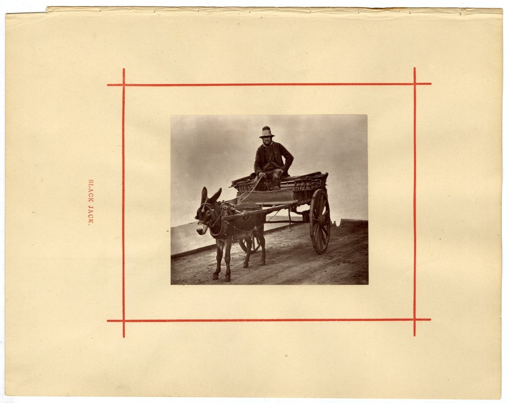 John Thomson, “Black Jack” 1877, Orig. Woodburytype from “Street Life in London”